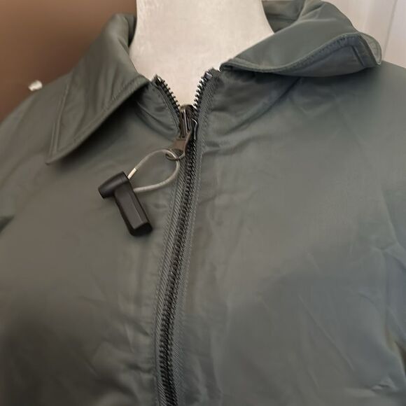 TopShop Reversible Bomber Jacket/coat NWOT small - Picture 8 of 9